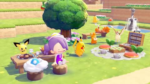 Having a Pokemon Picnic in Pokemon Pokopia