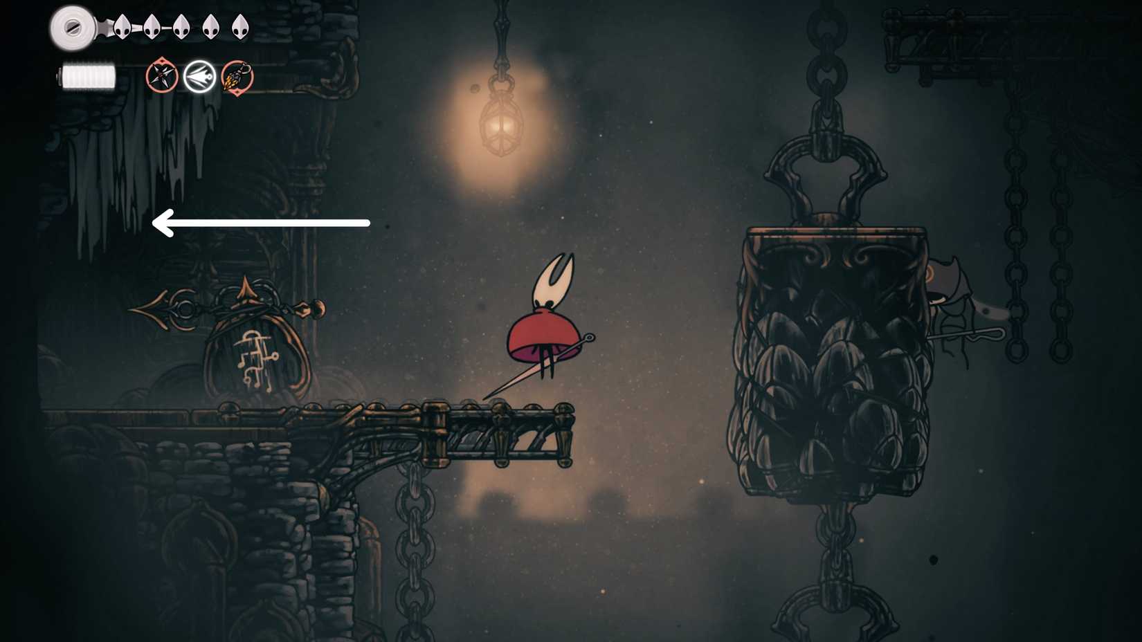 Heading Inside a Small Room in Underworks Silksong