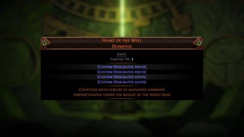 heart of the well diamond in path of exile 2