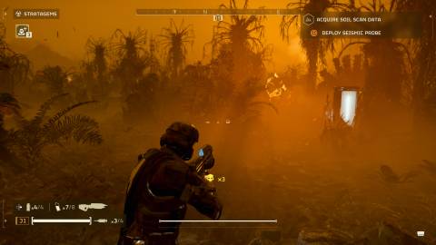 The Player Looking Through The Gloom Cloud