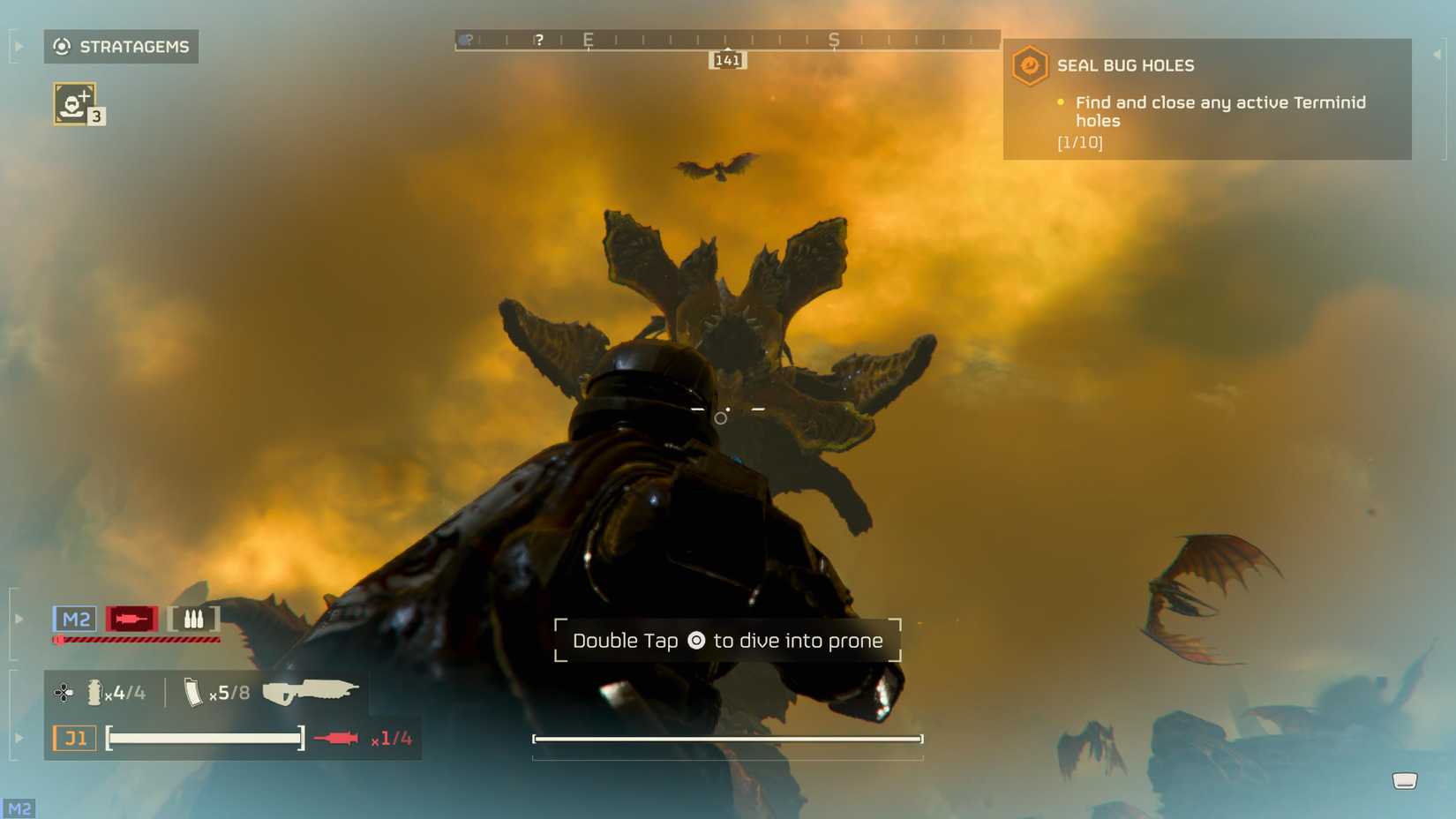 The Player Shooting the Hive Lord's Mouth 