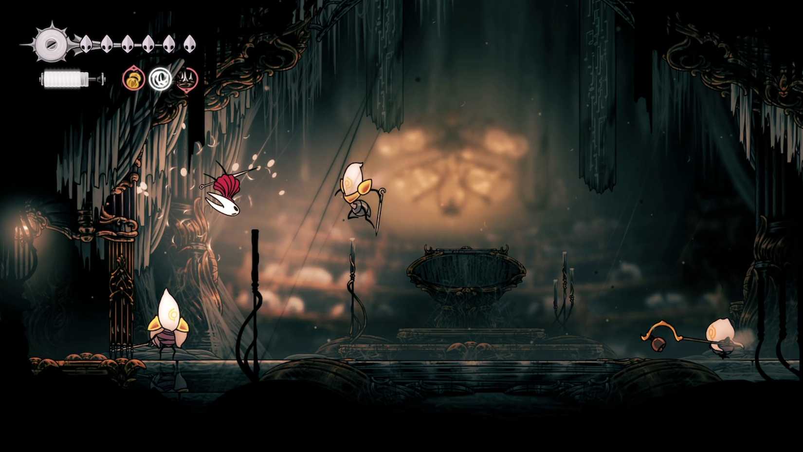 manopla dos corredores altos onda 1 em silksong