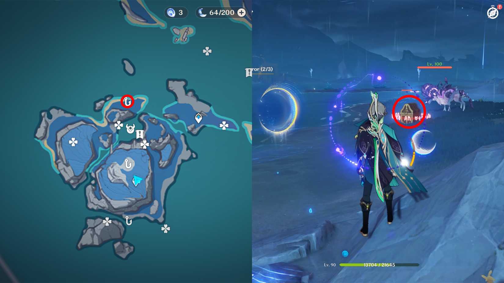 hiisi island precious chest locations 2 in genshin impact