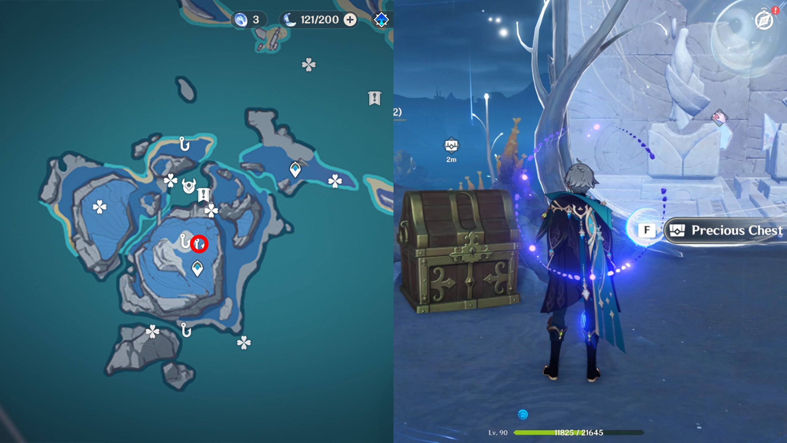 hiisi island precious chest locations 3 in genshin impact