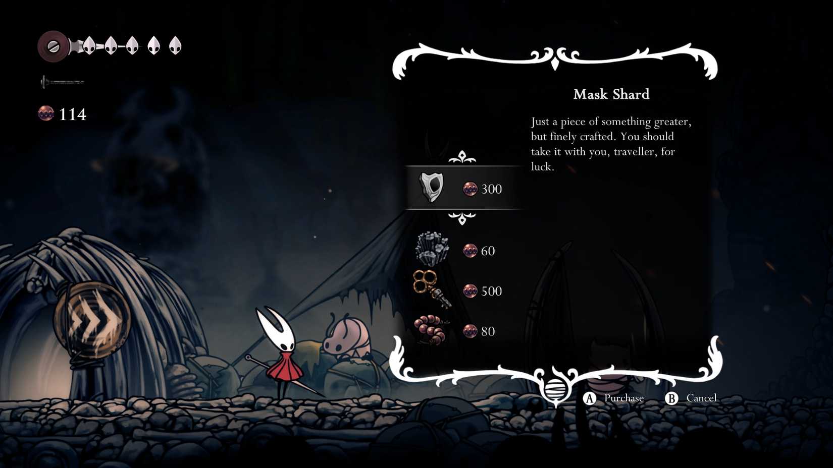 Dropraro - Todos os locais de Fragmentos de Máscara em Hollow Knight Silksong