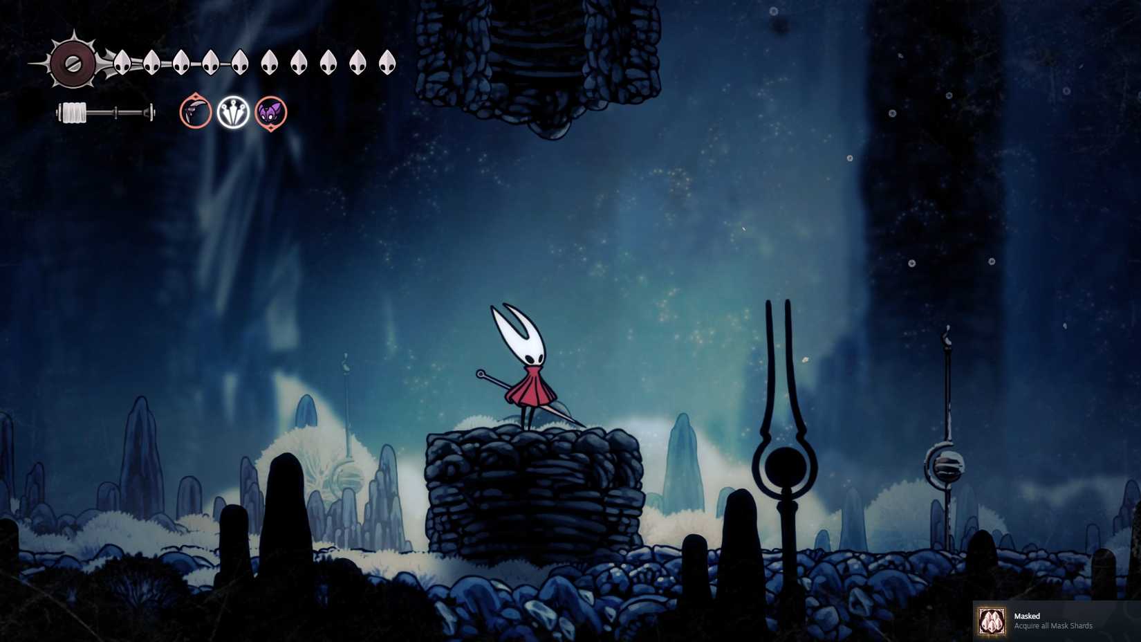 Dropraro - Todos os locais de Fragmentos de Máscara em Hollow Knight Silksong