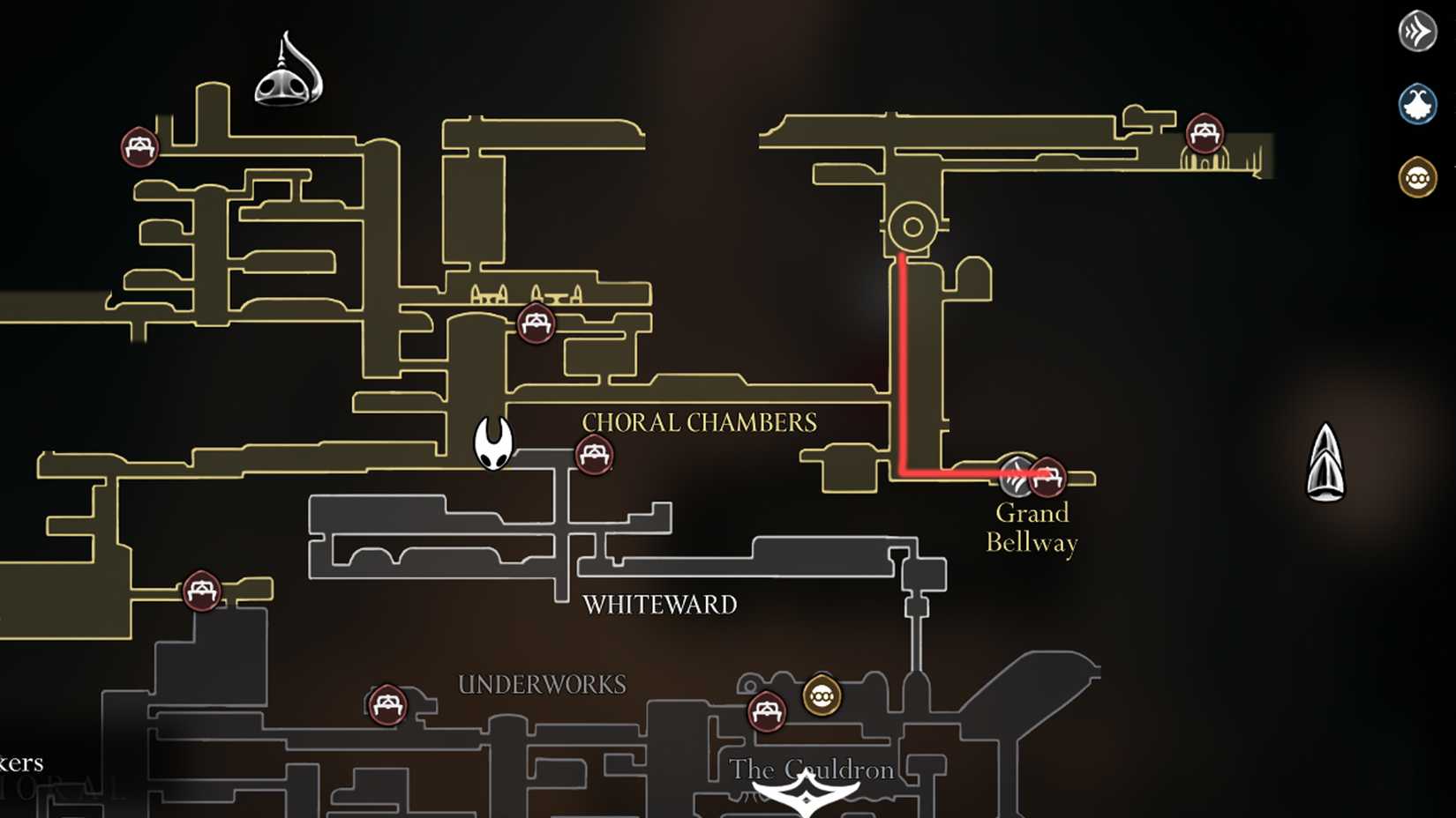 hollow-knight-hk-silksong-how-get-clawline-skill-grapple-grappling-hook-harpoon - step 2 - up to the wheel