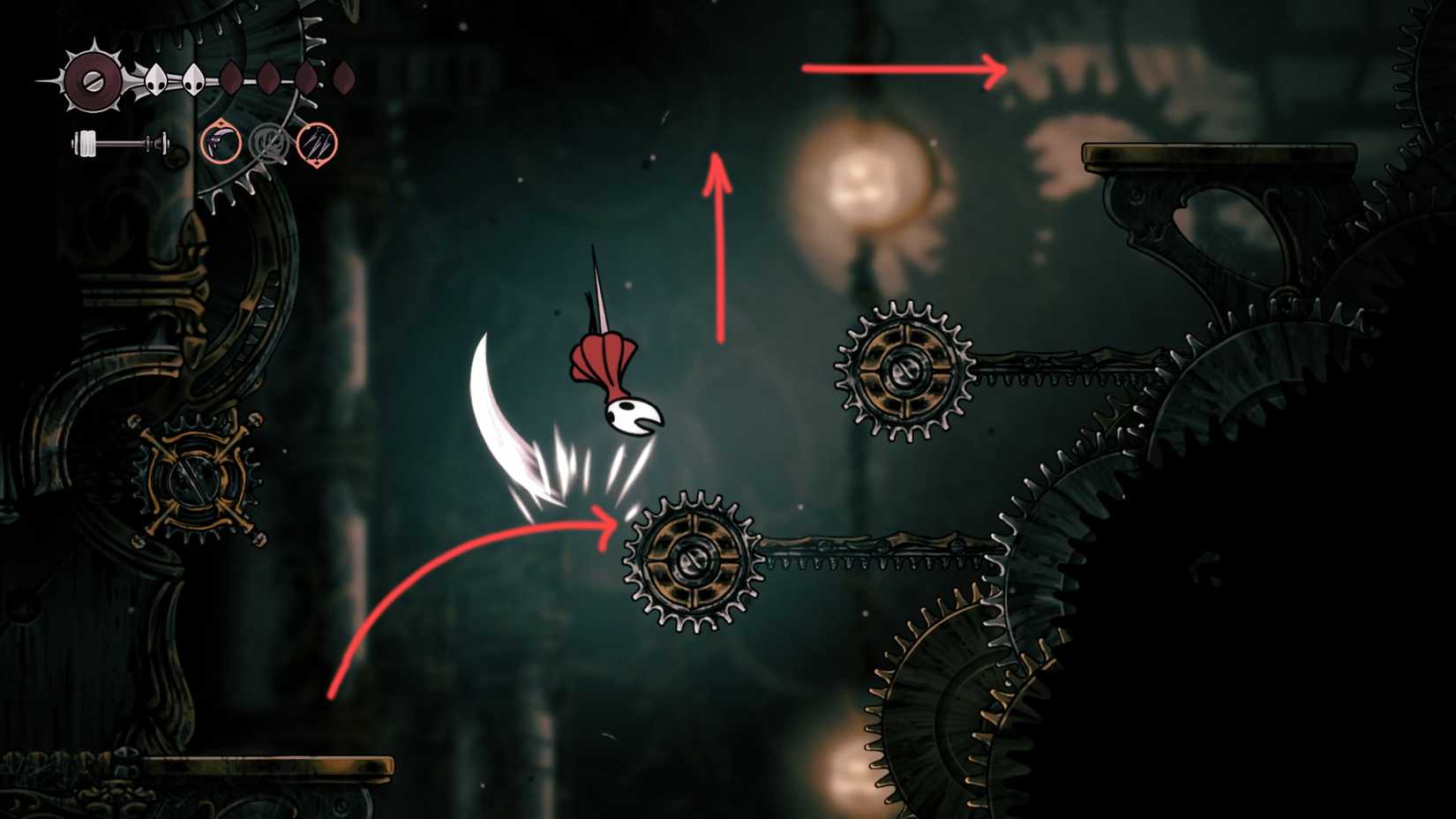 Hollow Knight-HK-Silksong-Como-Aprender-Architect-Melody-Localização-Como-Chegar-Citadel-Cogwork-Core - Passo 12 Silksong Onde Encontrar Óleo Pálido – Dropraro