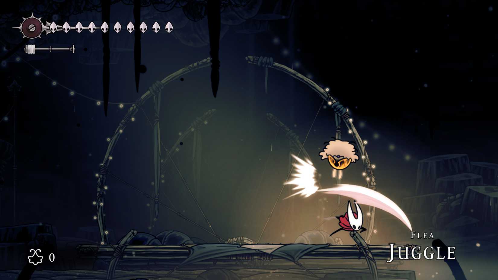 hollow-knight-silksong-ecstasy-of-the-end-grand-champion-high-score-flea-games-juggle-dodge-bounce - juggle