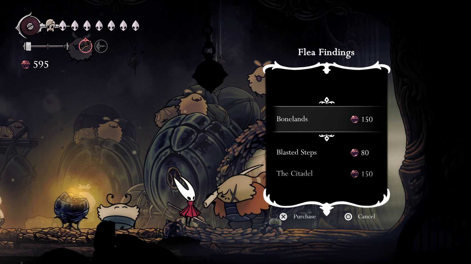 hollow knight silksong vog flea findings