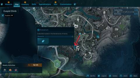 Hollowhome Evocarium location