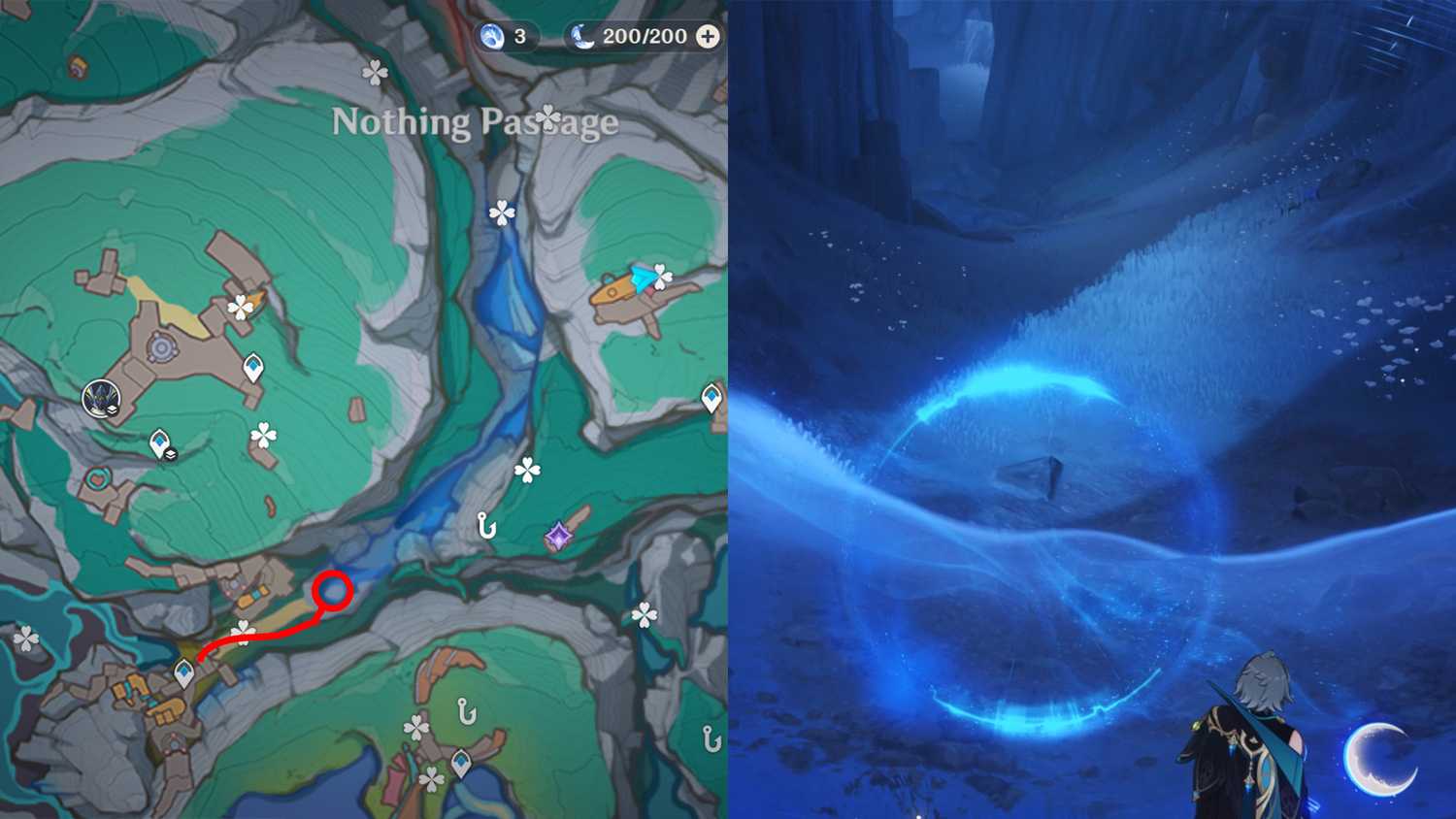 how to complete blue of the old world quest 1 in genshin impact