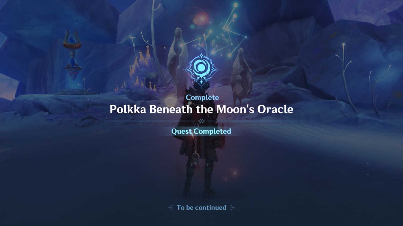 how to complete the polkka beneath the moon oracle chain quests in genshin imapct