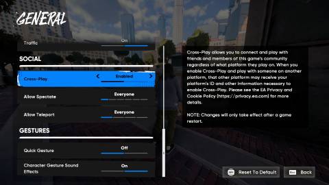 how to enable crossplay in skate 4