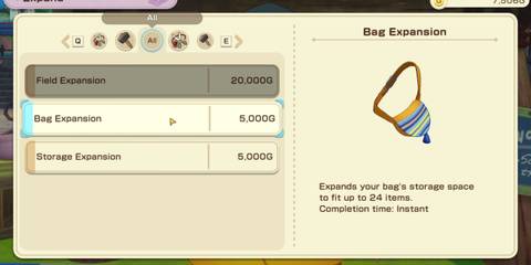 how to expand house storage story of seasons grand bazaar 