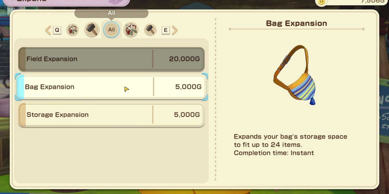 how to expand house storage story of seasons grand bazaar 