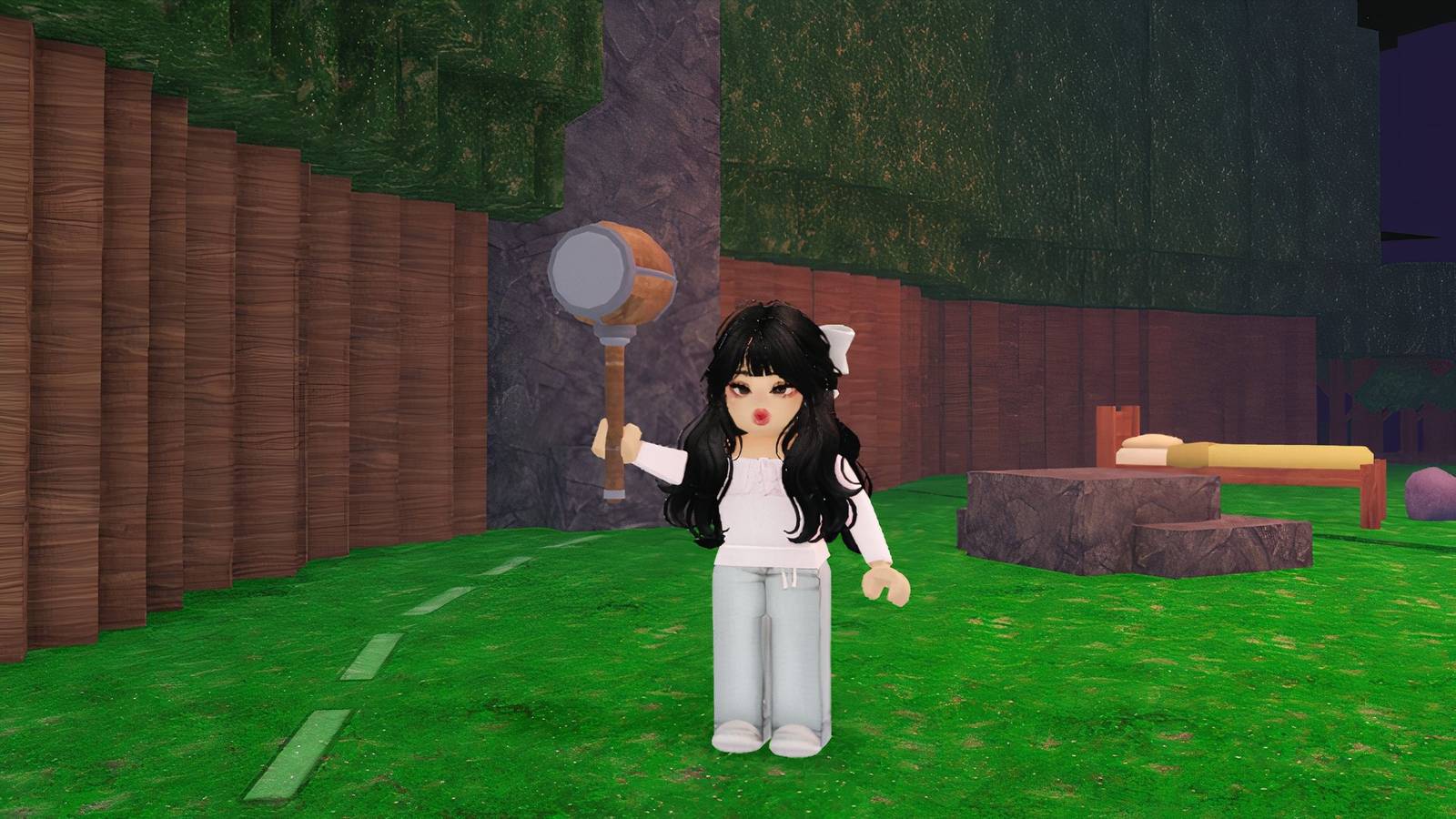 how to get the hammer in 99 nights in the forest