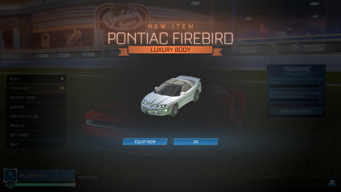 How to Get the Pontiac Firebird in Fortnite