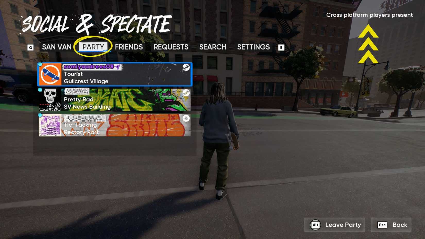 how to play with friends in skate 4