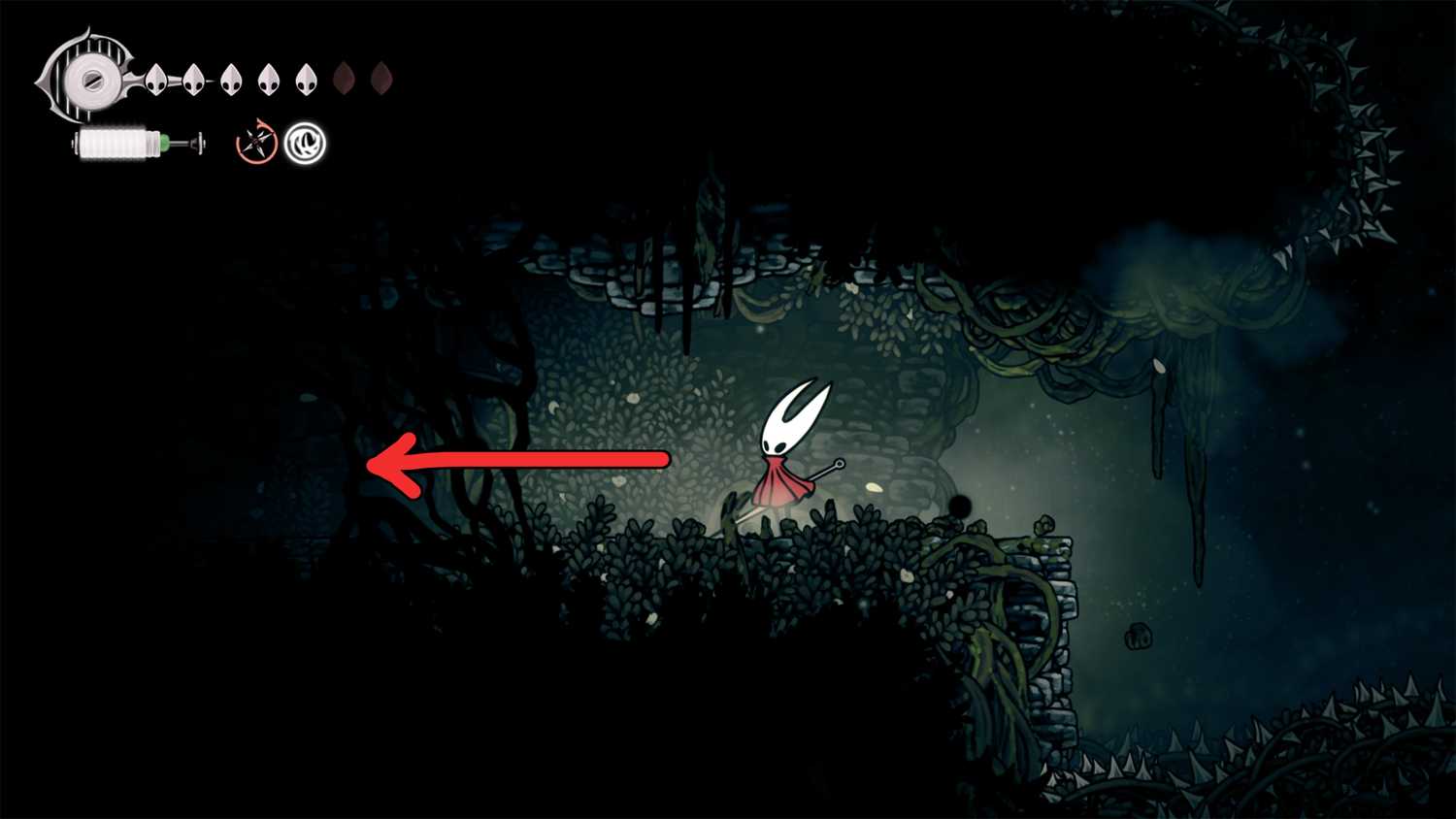 Jump Rope Hk Heart Of The Woods Location In Silksong (Pollen Heart)