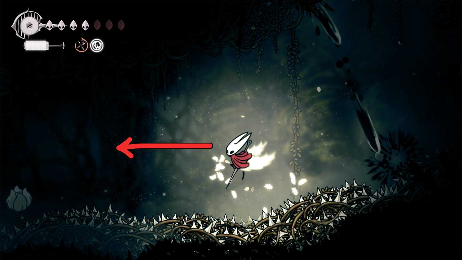 Jump Rope Hk Heart Of The Woods Location In Silksong (Pollen Heart)