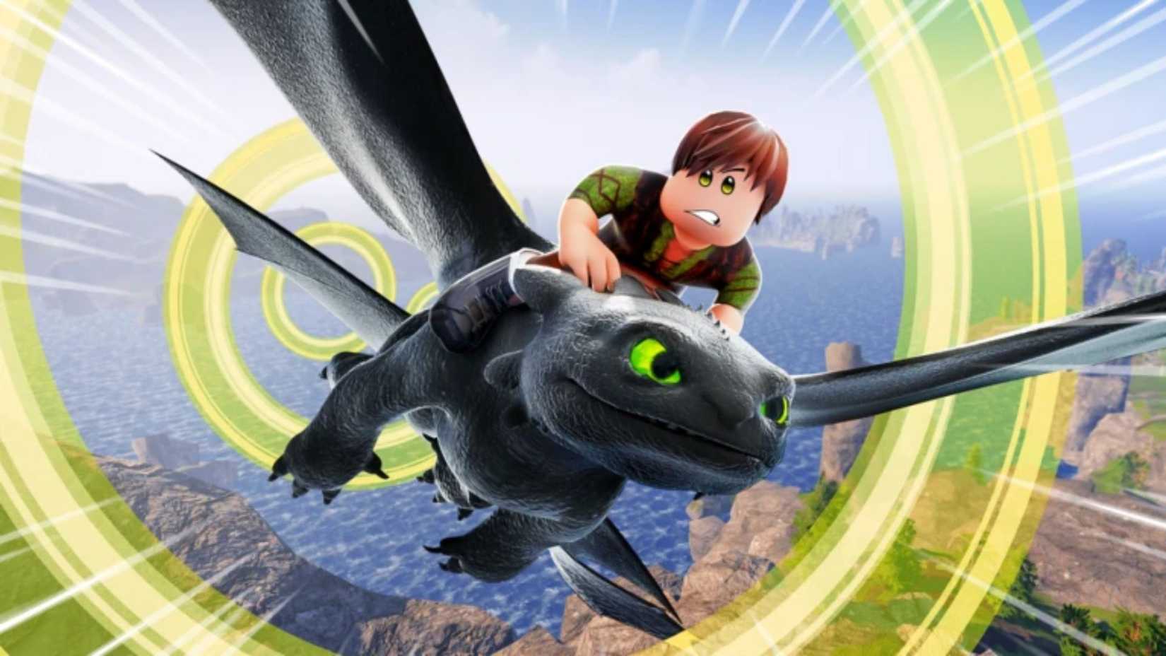 How to Train Your Dragon character on a dragon