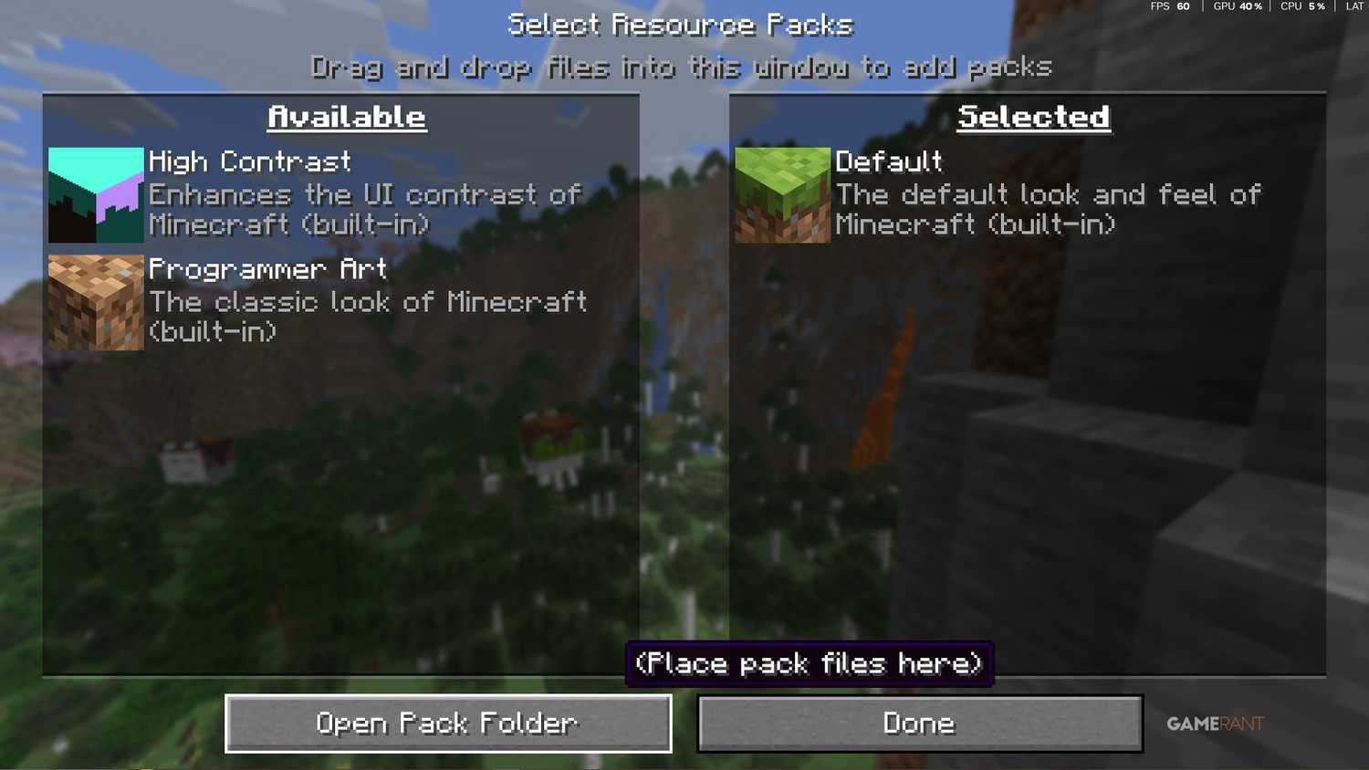 How to Install Resource Packs in Minecraft
