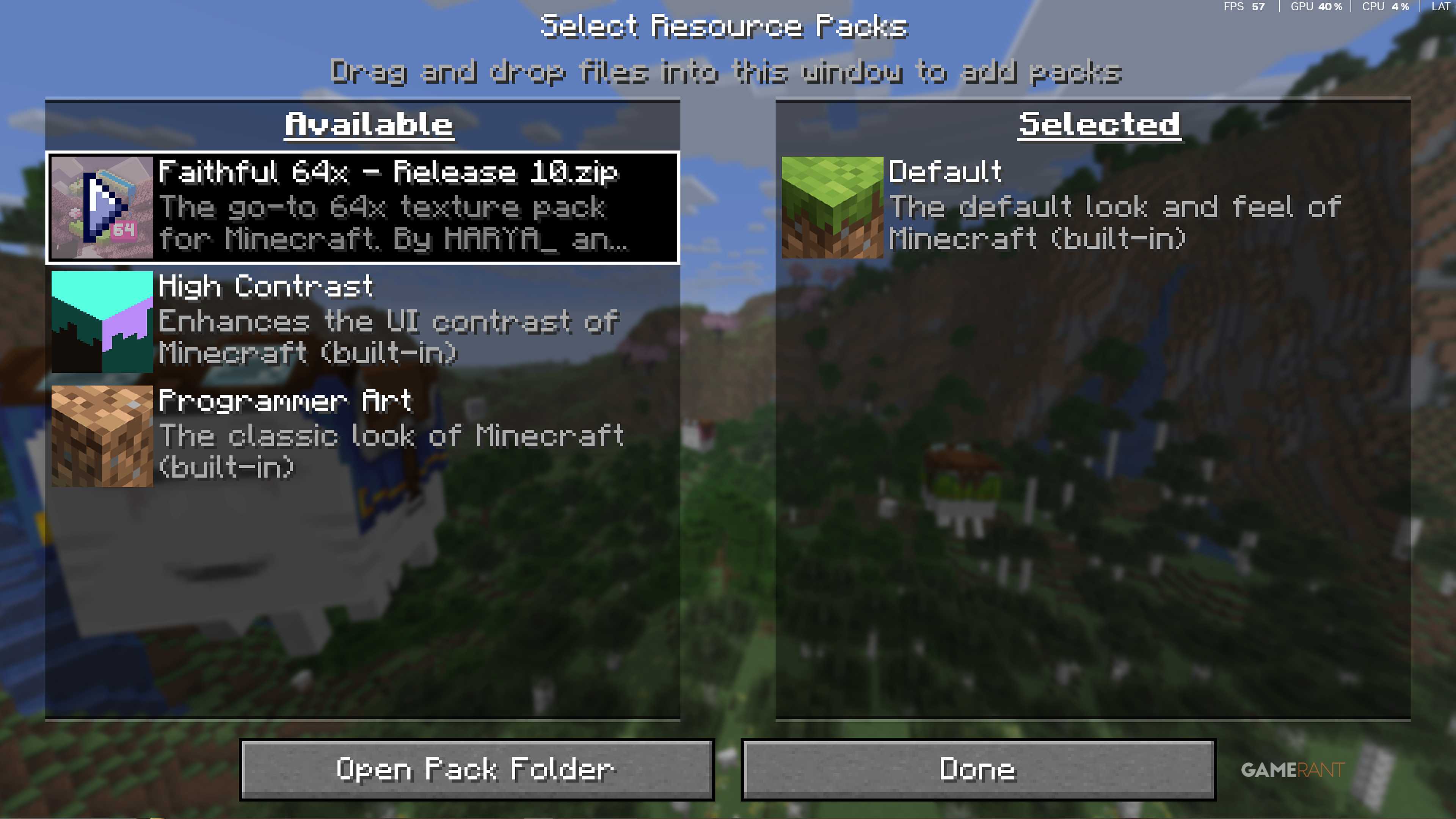 How to Install Resource Packs in Minecraft