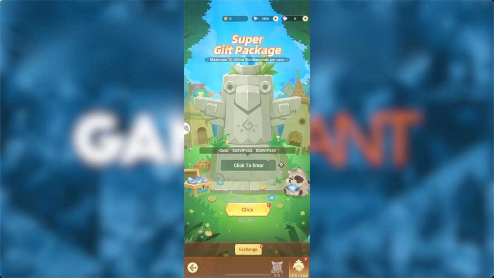 Huntopia the codes tab