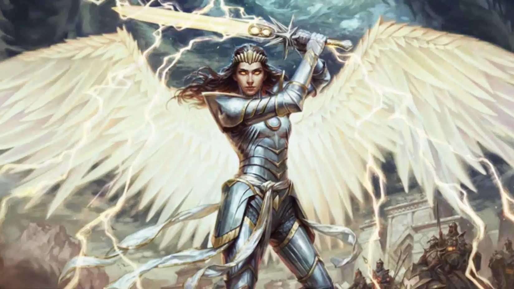 magic the gathering elspeth storm slayer planeswalker card art