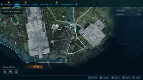 idolator's noose survivalist cache 3 location