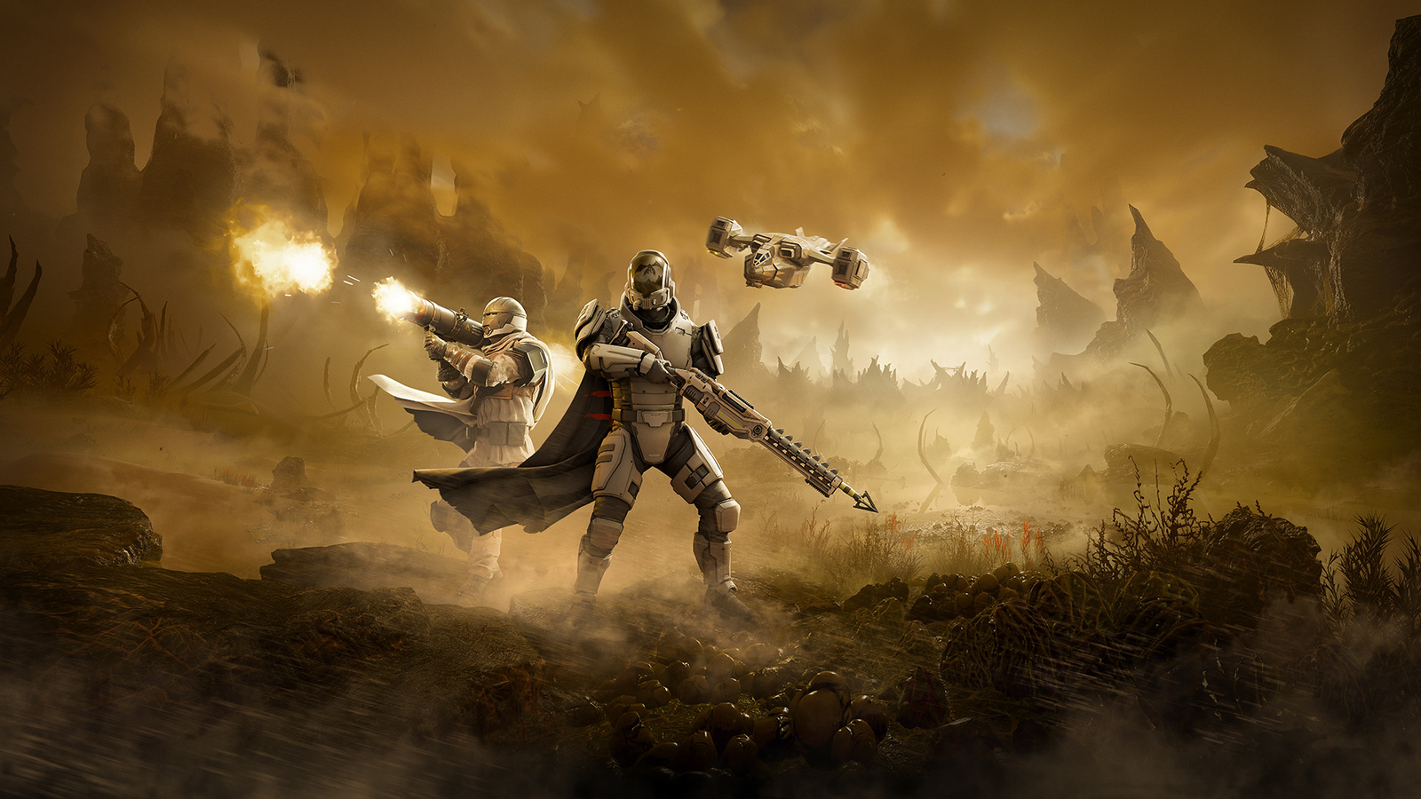 Helldivers 2 Dust Devils Splash Art
