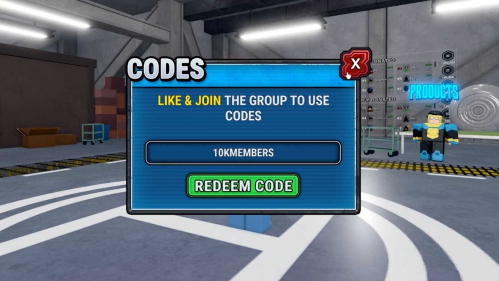 Invincible showdown code tab