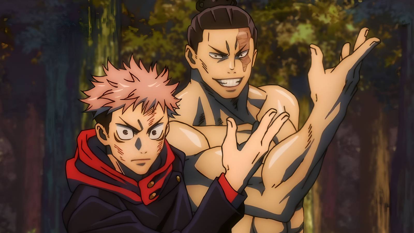 jujutsu kaisen yuji with todo