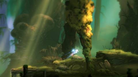 Jumping in Ori And The Blind Forest