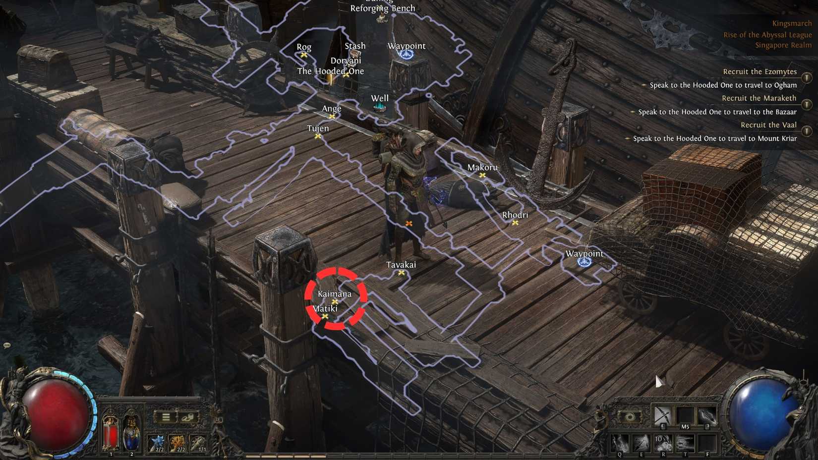 kaimana location in path of exile 2