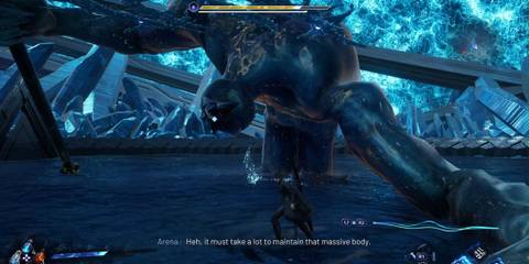 Kaser and Lord Arena attack the Liquid Energy Entity - Lost Soul Aside