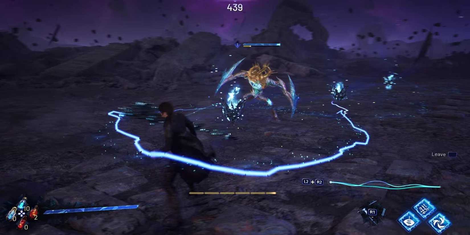 Kaser uses Burst Pursuit, Void Array - Lost Soul Aside