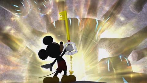King Mickey closes the Door to Darkness - Kingdom Hearts