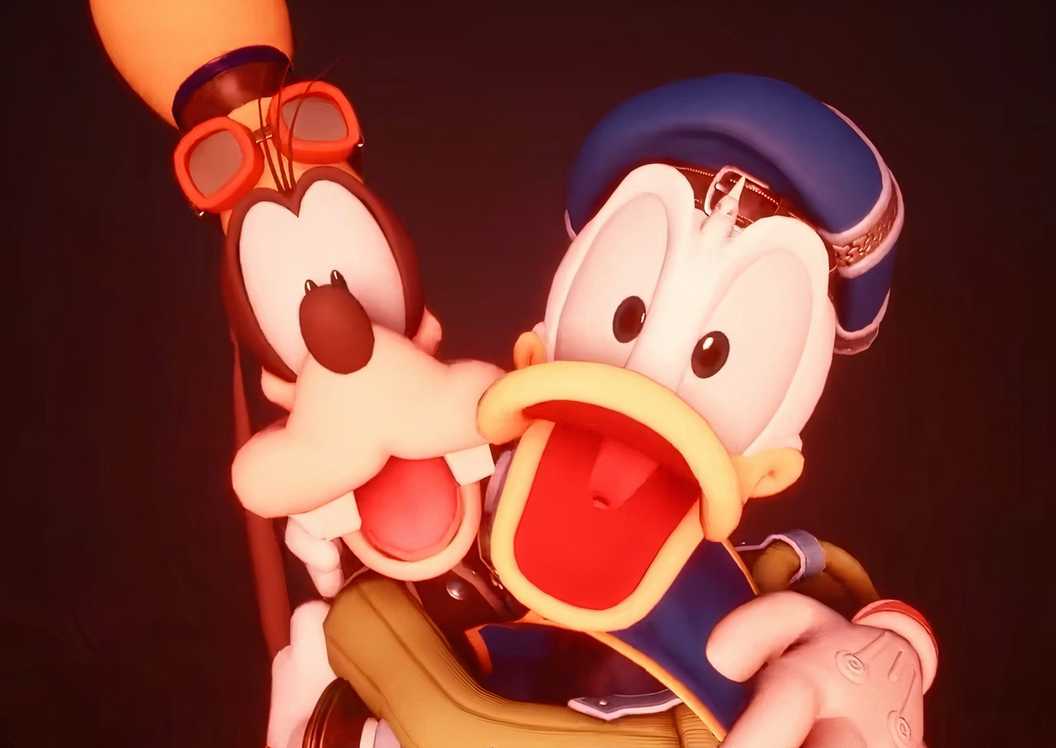 Donald dan Goofy dari Kingdom Hearts