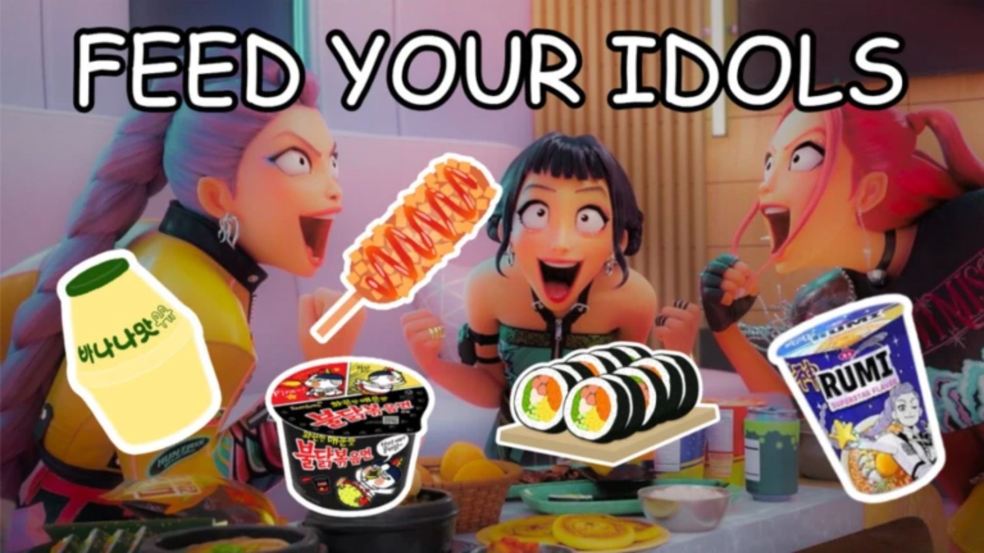 KPOP Your Idols characters