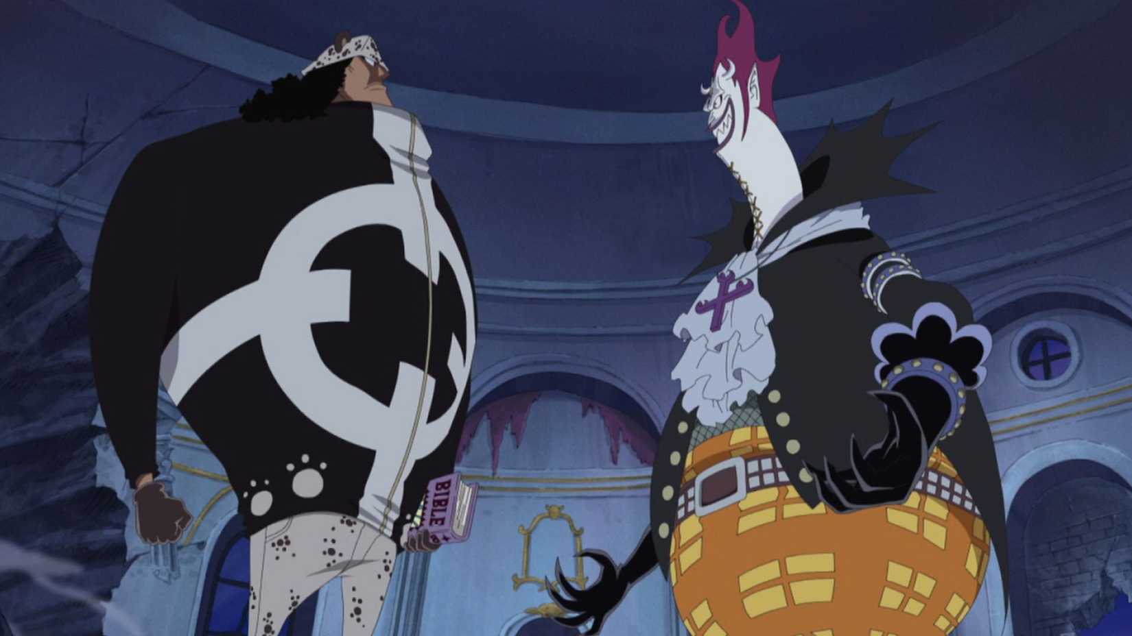 Kuma menghadapi Gecko Moria di Thriller Bark - One Piece