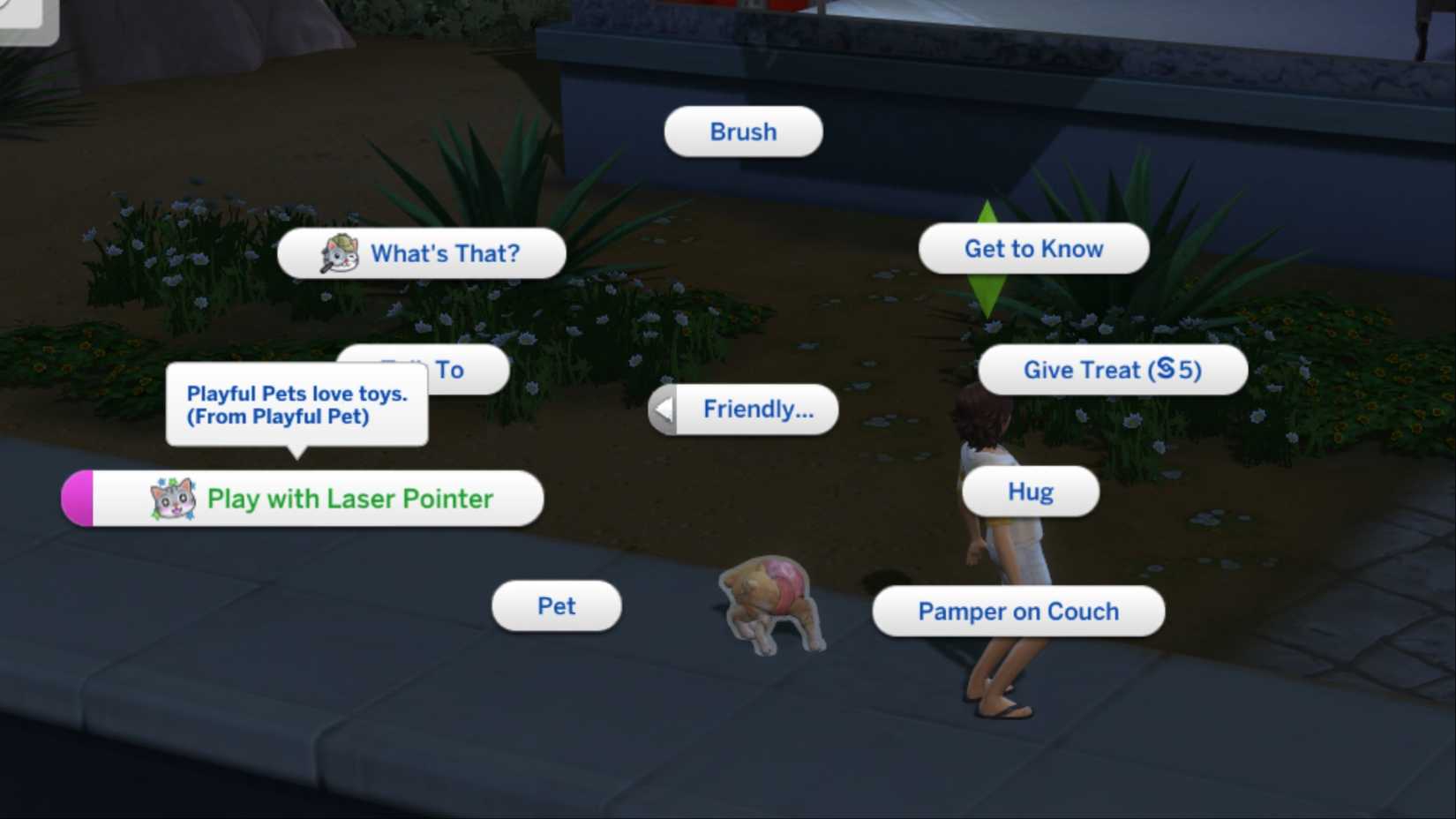 laser pointer the sims 4