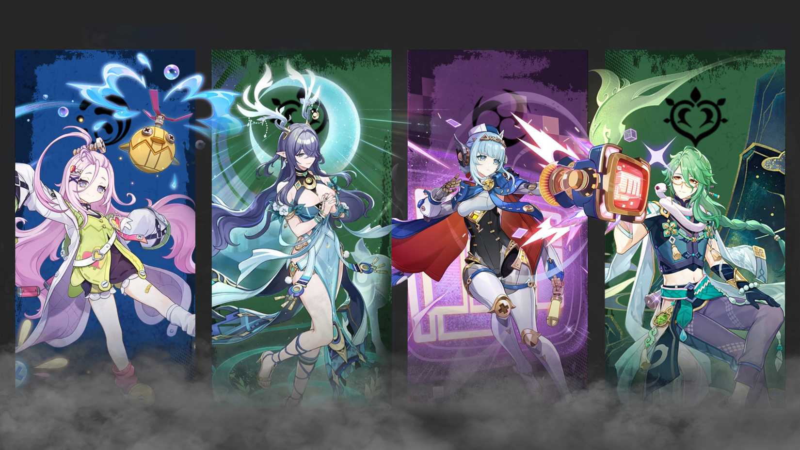 Lauma-Ineffa-Baizhu-and Aino Team Composition In Genshin Impact