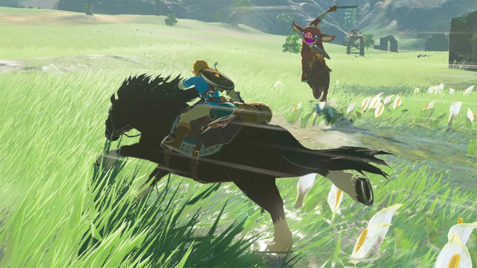 Combine combat with some mounted enemies - The Legend of Zelda Breath of the Wild