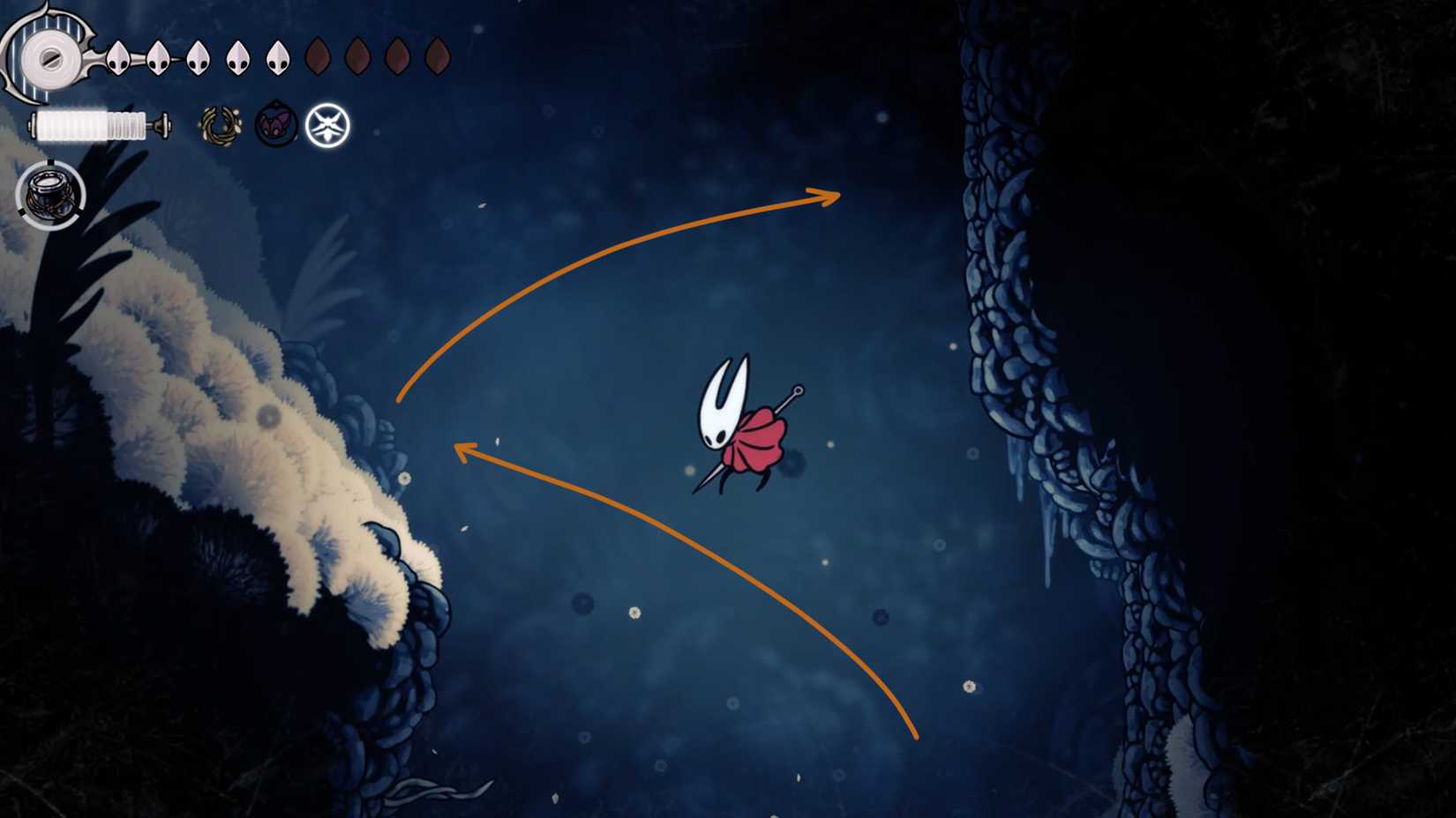 Liquid Lacquer Quest em Mount Fay 4 em Silksong