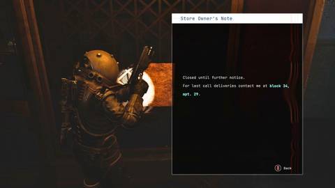 Locked Jedrus Tool Store Cronos New Dawn