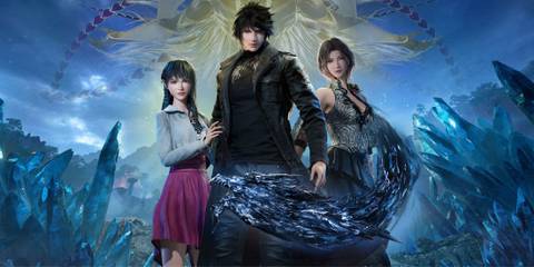Official artwork for Lost Soul Aside: Digital Deluxe Edition, showing Kaser, Lord Arena, Louisa, Zana and Aramon.