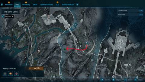 Low Leys Auger Shrine #3 location