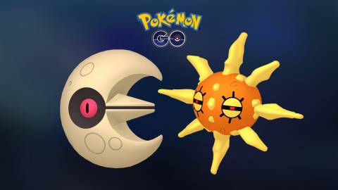 Lunatone and Solrock in Pokemon GO